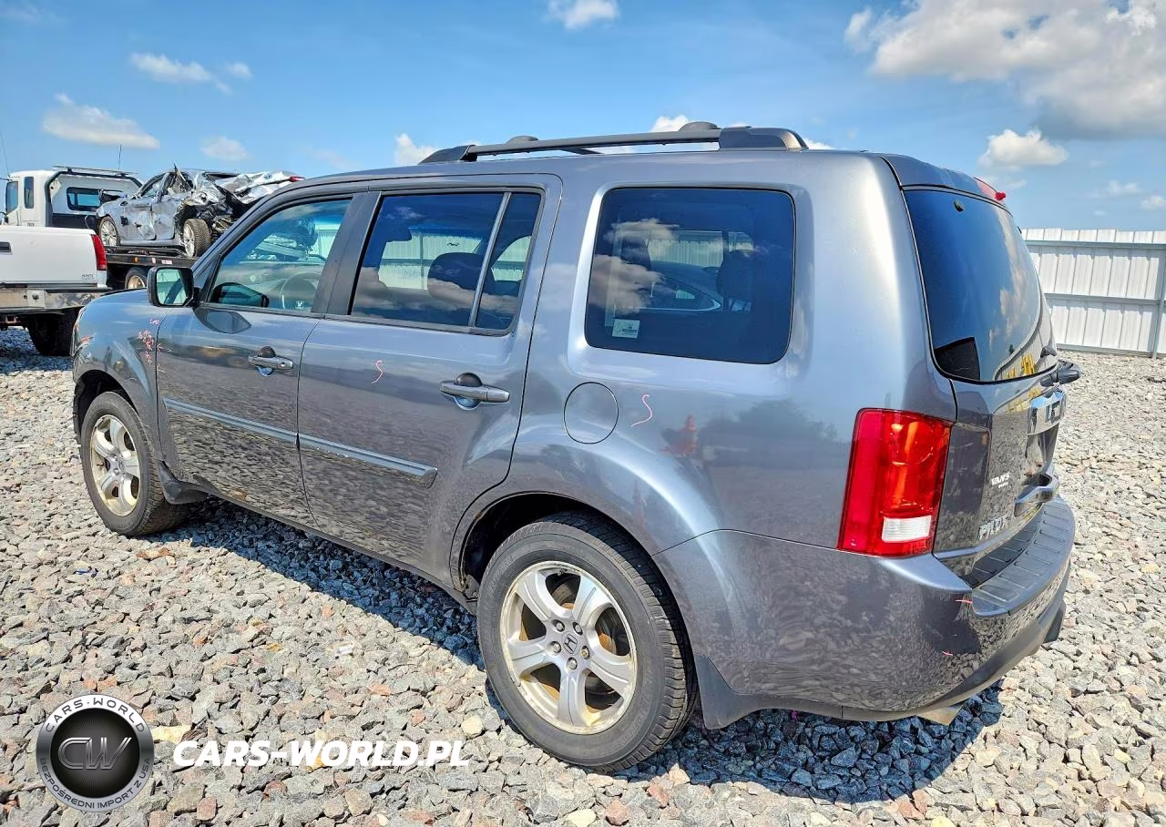 2012 Honda Pilot Exl VIN:5FNYF4H57CB004531 - 2