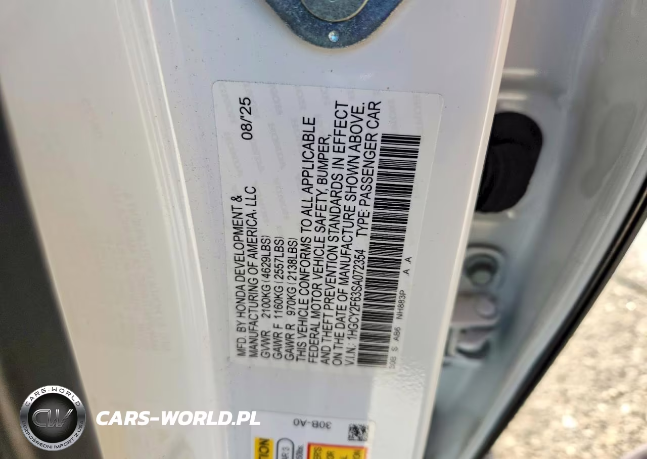 2025 Honda Accord Hybrid Exl VIN:1HGCY2F63SA072354 - 13