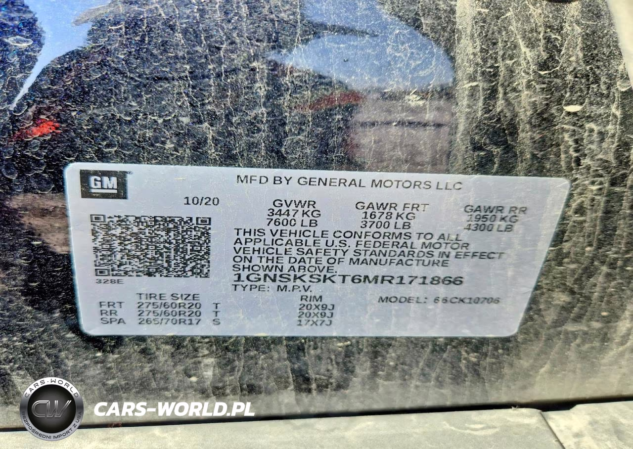 2021 Chevrolet Tahoe K1500 Premier VIN:1GNSKSKT6MR171866 - 13