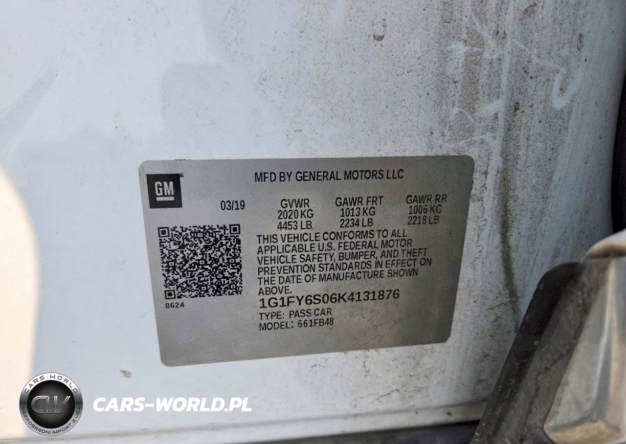 2019 Chevrolet Bolt Ev Lt VIN:1G1FY6S06K4131876 - 12