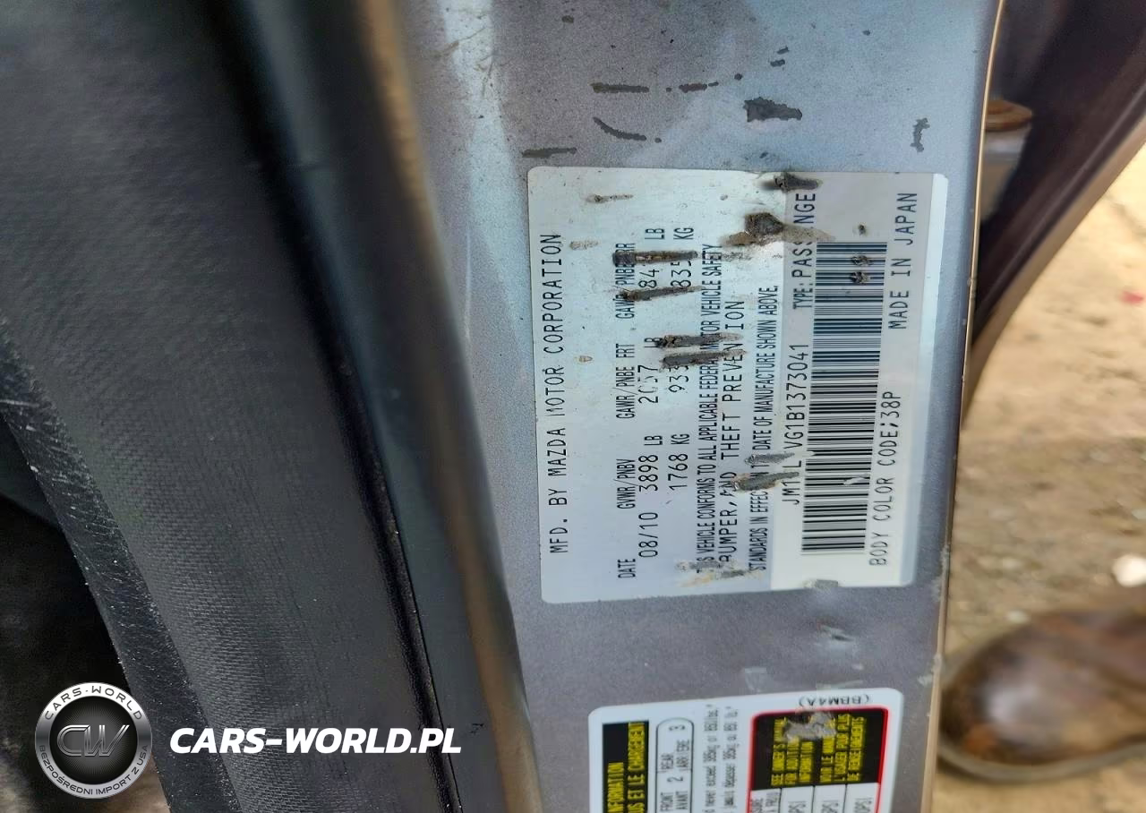 2011 Mazda 3 I VIN:JM1BL1VG1B1373041 - 12