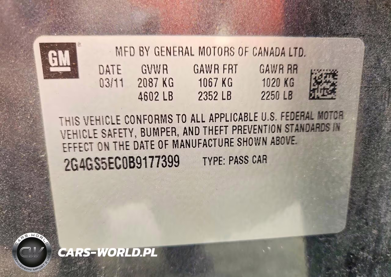 2011 Buick Regal Cxl VIN:2G4GS5EC0B9177399 - 12