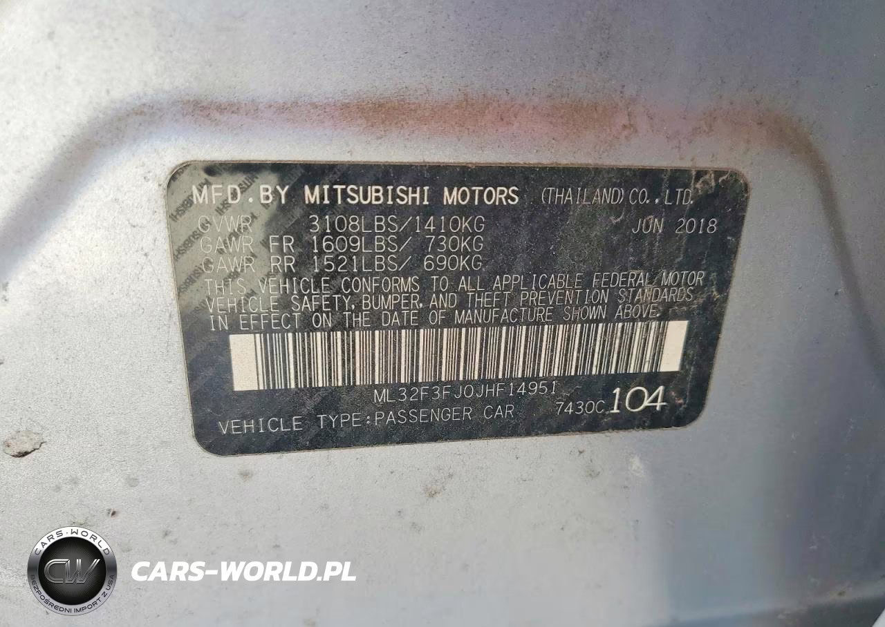 2018 Mitsubishi Mirage G4 Es VIN:ML32F3FJ0JHF14951 - 12