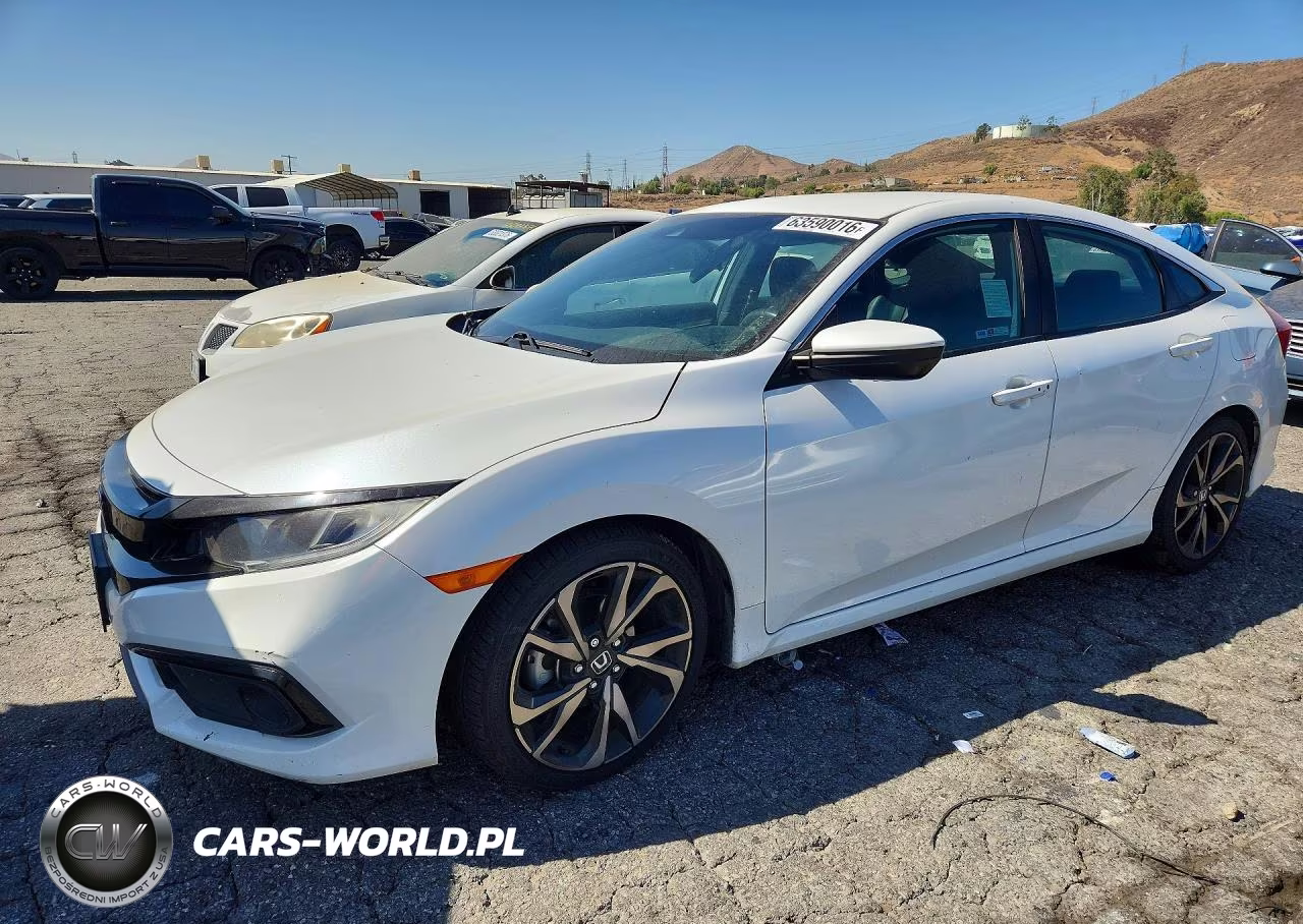 2020 Honda Civic Sport VIN:2HGFC2F89LH601225 - 1