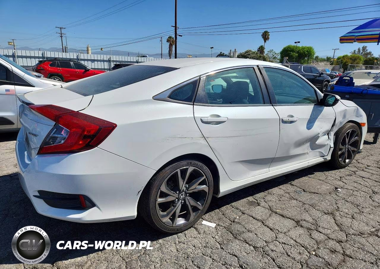 2020 Honda Civic Sport VIN:2HGFC2F89LH601225 - 3