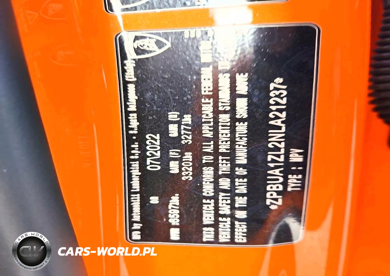 2022 Lamborghini Urus Graphite Capsule-Pearl Capsule VIN:ZPBUA1ZL2NLA21237 - 13