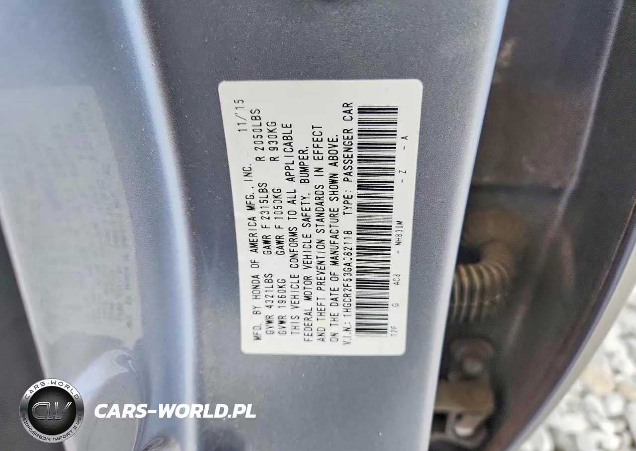 2016 Honda Accord Sport VIN:1HGCR2F53GA082118 - 12
