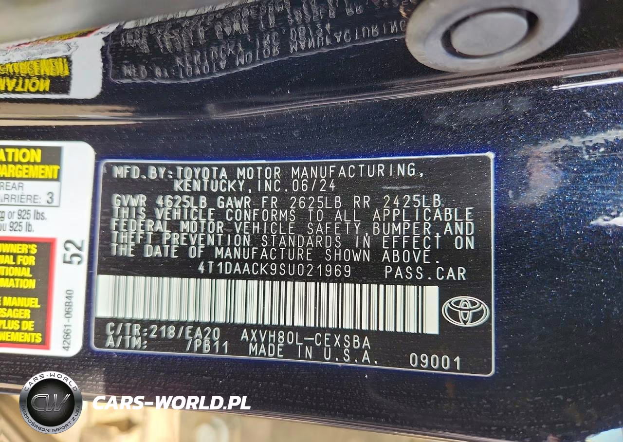 2025 Toyota Camry Se VIN:4T1DAACK9SU021969 - 12