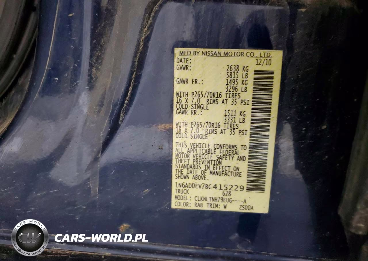 2023 Nissan Frontier S VIN:1N6AD0EV7BC415229 - 13