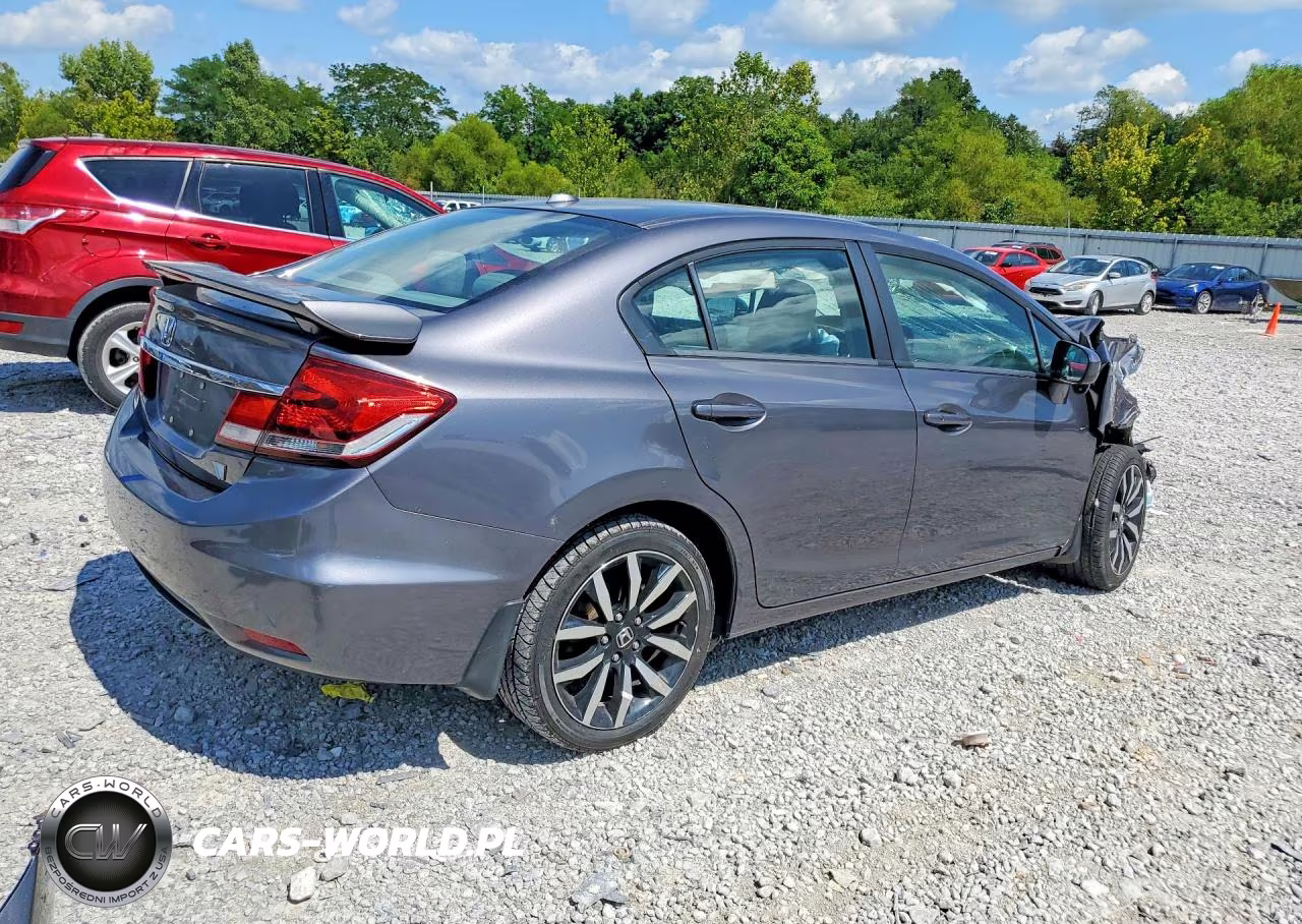 2014 Honda Civic Exl VIN:2HGFB2F93EH554420 - 3