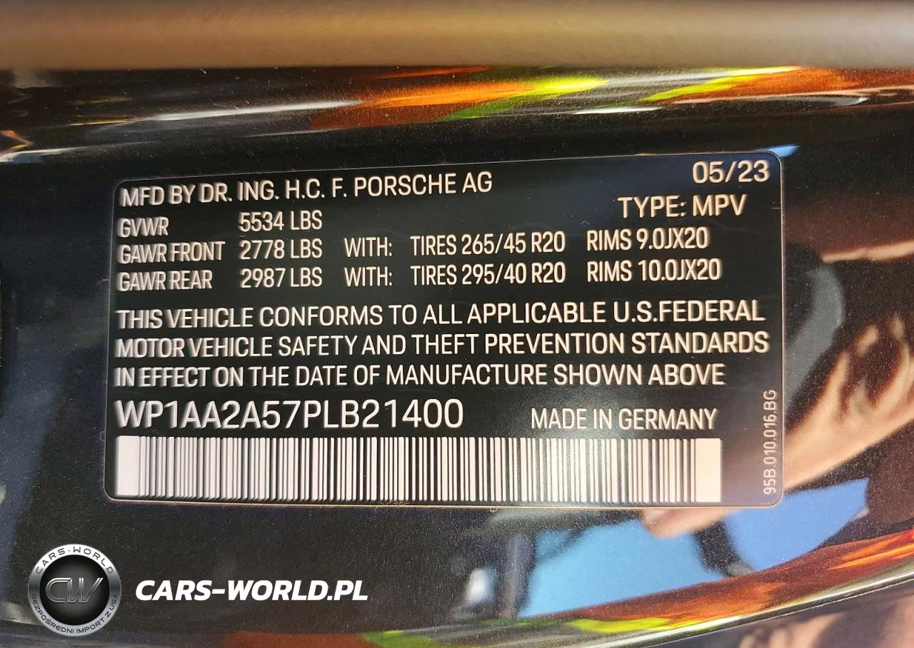 2023 Porsche Macan Base VIN:WP1AA2A57PLB21400 - 14