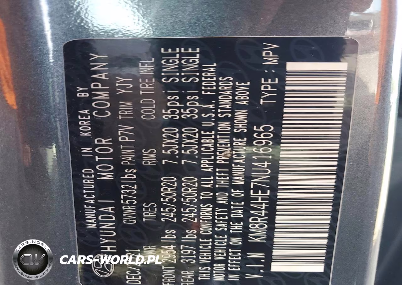 2022 Hyundai Palisade Sel VIN:KM8R44HE7NU416965 - 13