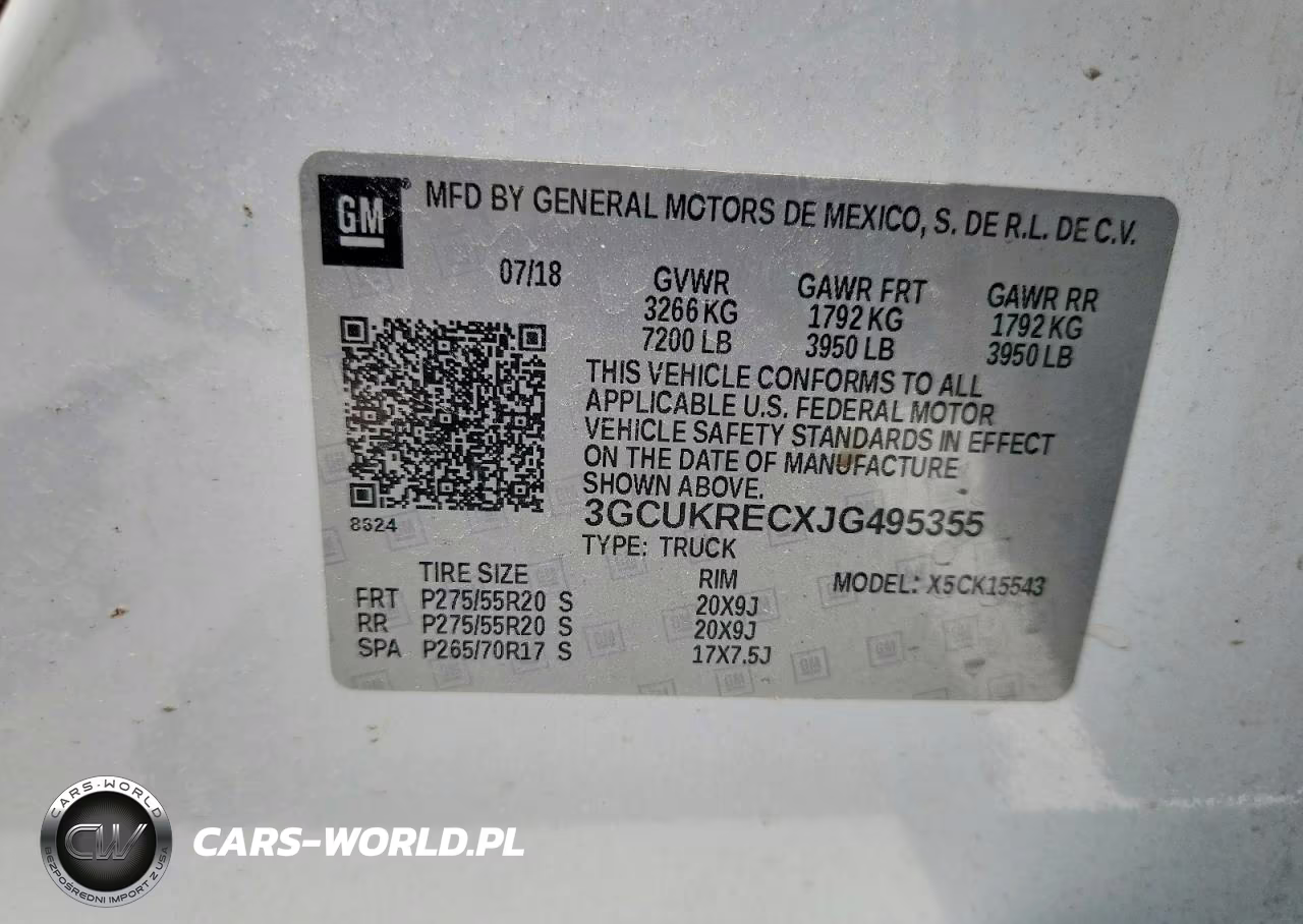 2018 Chevrolet Silverado K1500 Lt VIN:3GCUKRECXJG495355 - 13