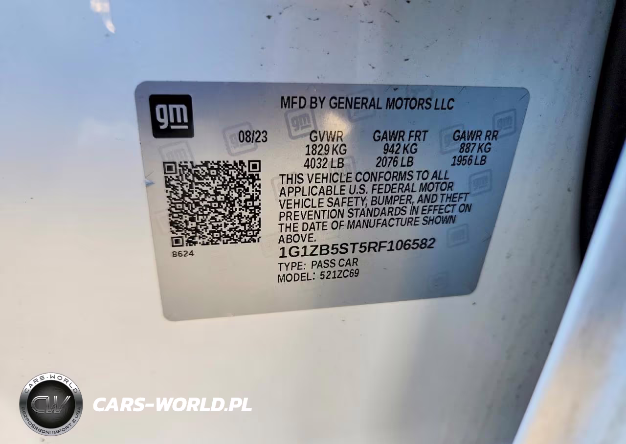 2024 Chevrolet Malibu Ls VIN:1G1ZB5ST5RF106582 - 13
