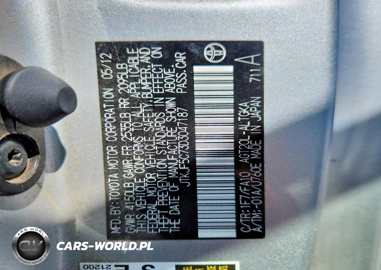 2013 Scion Tc Base VIN:JTKJF5C73D3047187 - 12