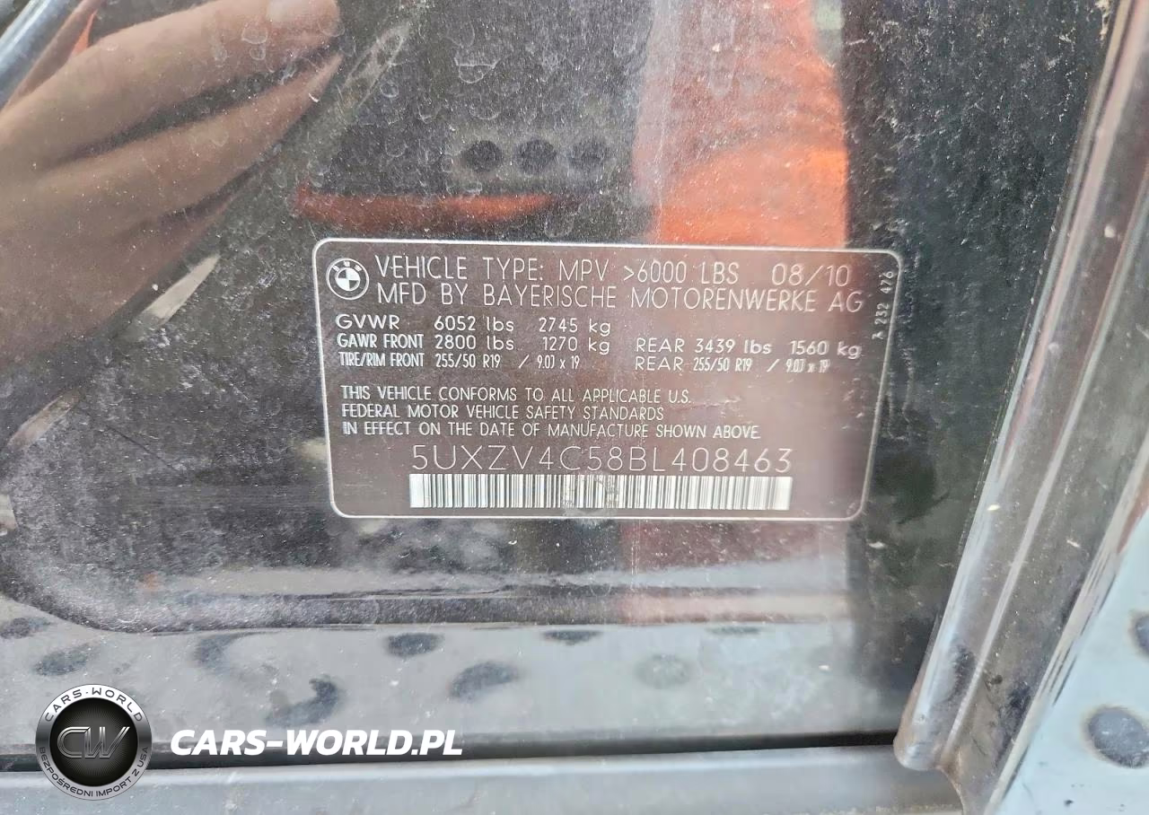 2011 BMW X5 xDrive35I VIN:5UXZV4C58BL408463 - 13