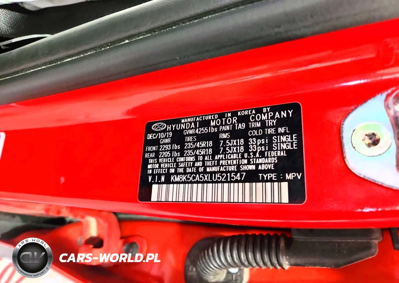 2020 Hyundai Kona Ultimate VIN:KM8K5CA5XLU521547 - 12