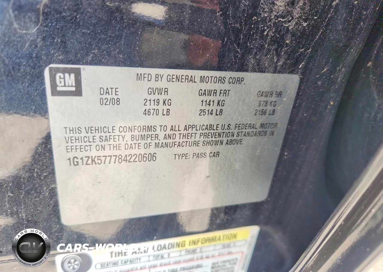 2008 Chevrolet Malibu Ltz VIN:1G1ZK577784220606 - 12