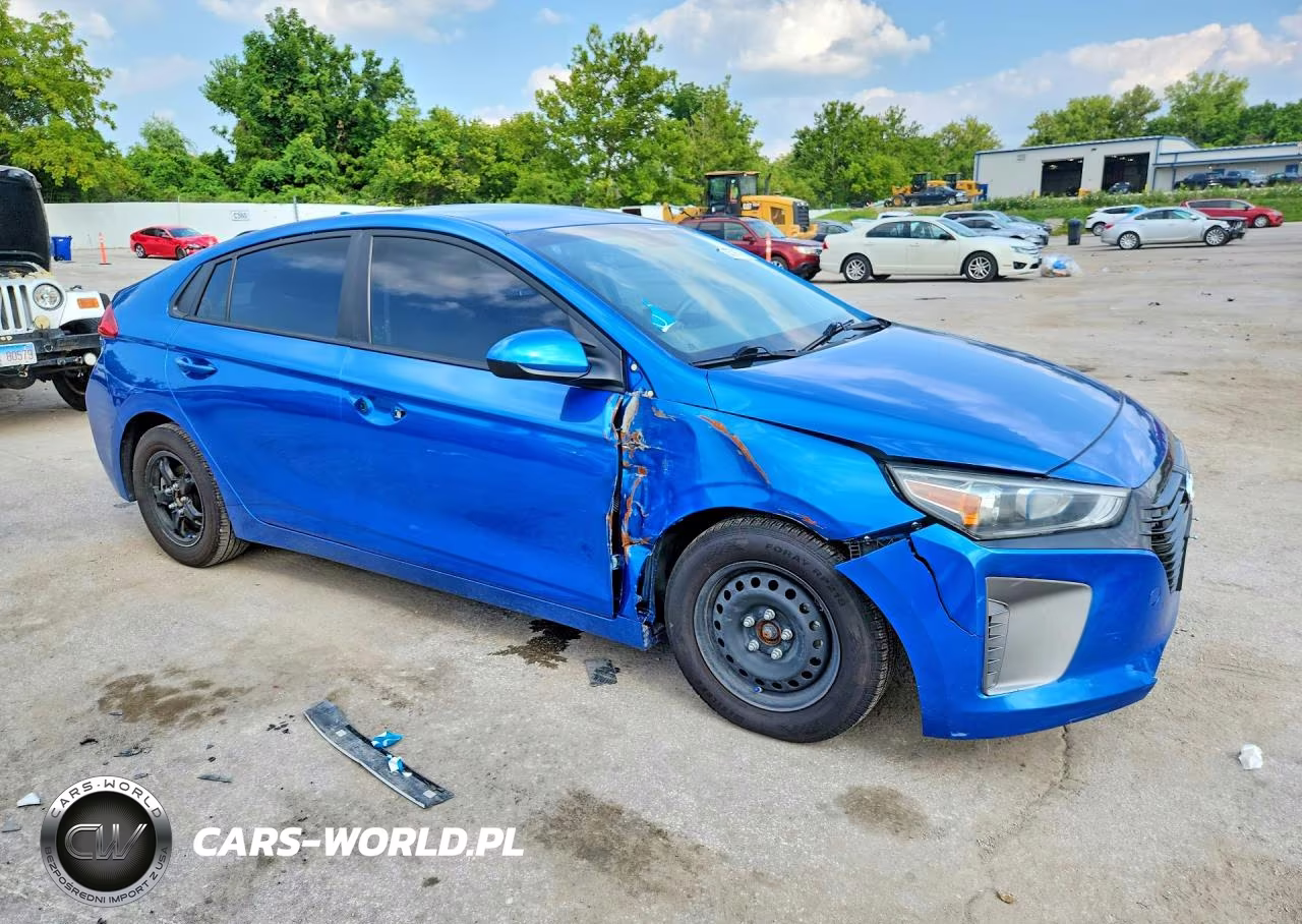 2017 Hyundai Ioniq Blue VIN:KMHC65LC8HU022150 - 4