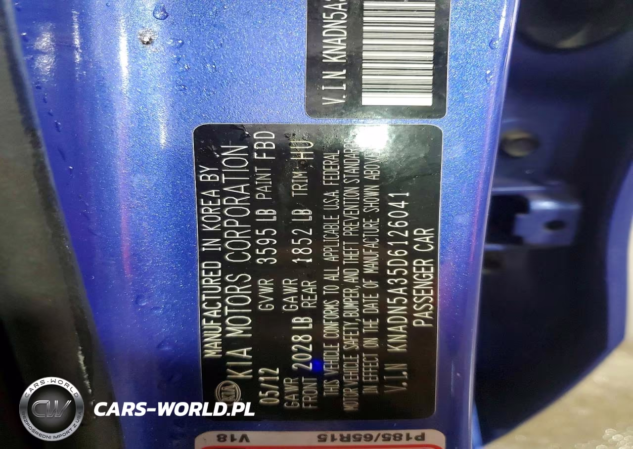 2013 Kia Rio 5-Door Ex VIN:KNADN5A35D6126041 - 12