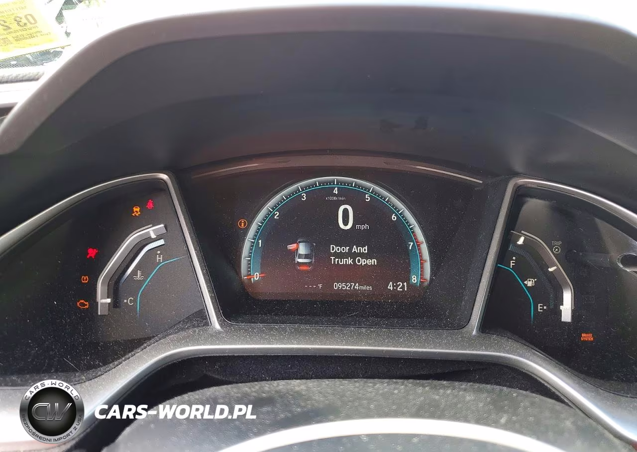 2018 Honda Civic Ex VIN:2HGFC2F76JH516072 - 9