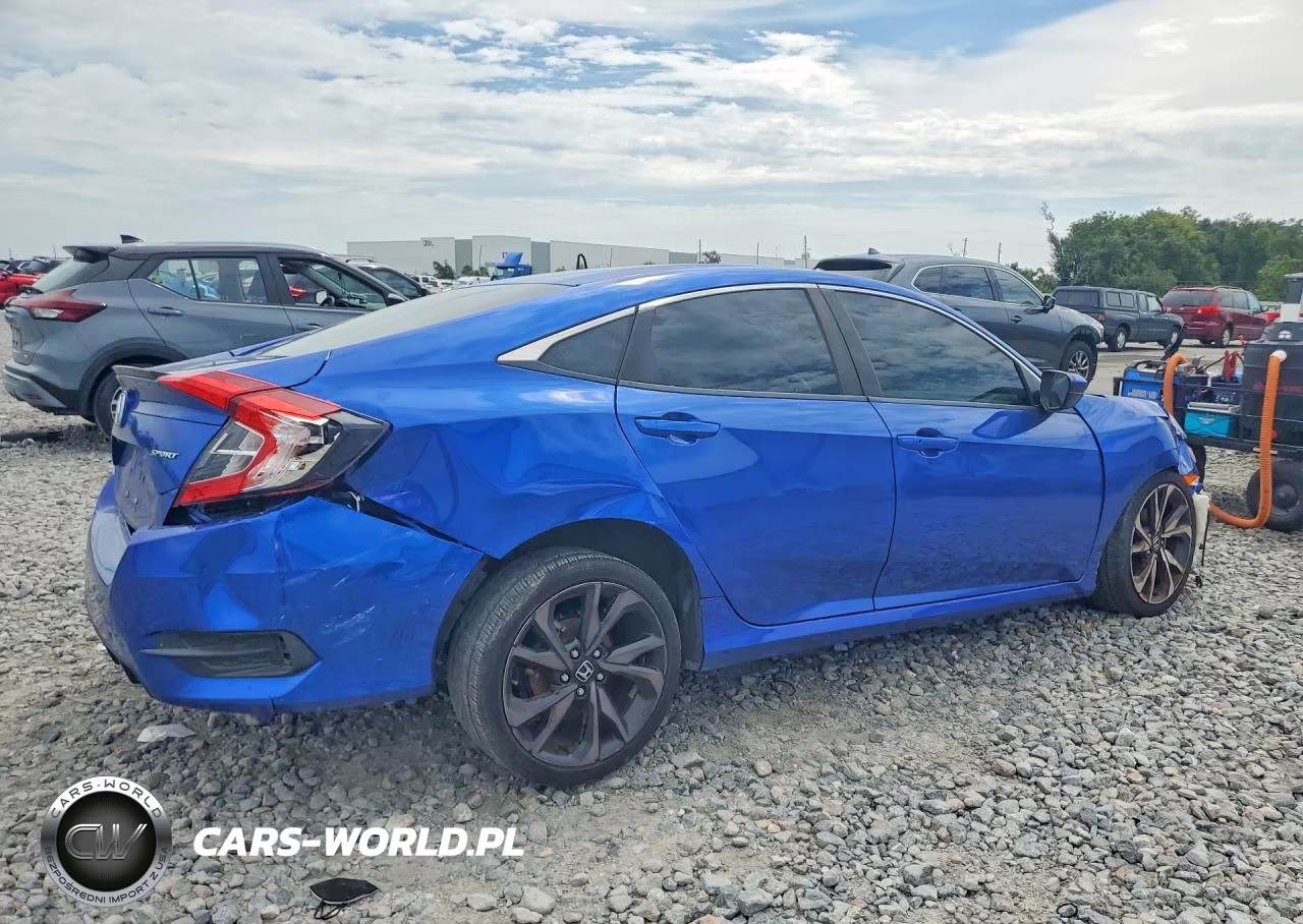 2020 Honda Civic Sport VIN:2HGFC2F85LH601982 - 3