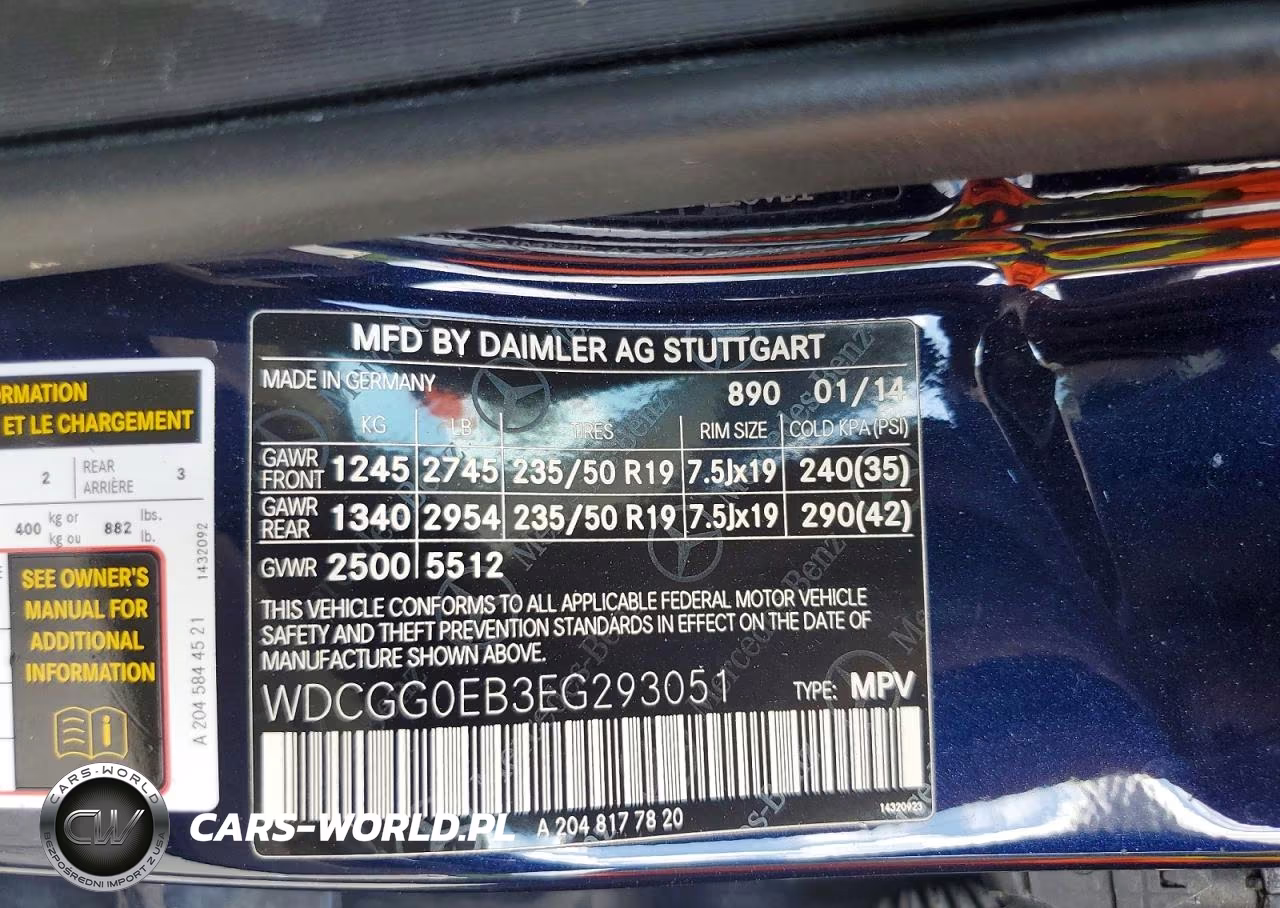 2014 Mercedes-Benz Glk 250 Bluetec VIN:WDCGG0EB3EG293051 - 12