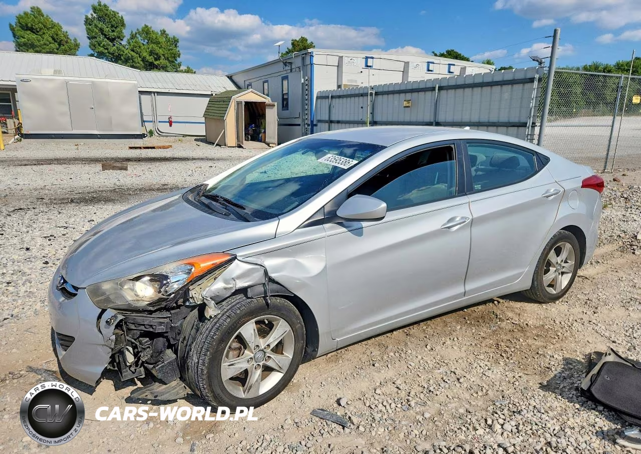 2013 Hyundai Elantra Gls VIN:KMHDH4AE1DU991070 - 1