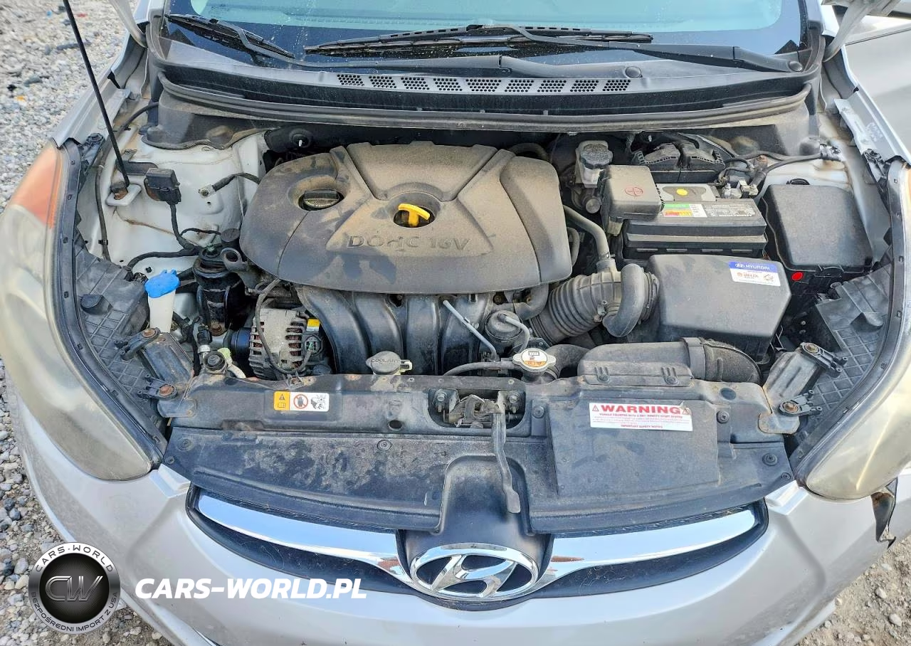 2013 Hyundai Elantra Gls VIN:KMHDH4AE1DU991070 - 11