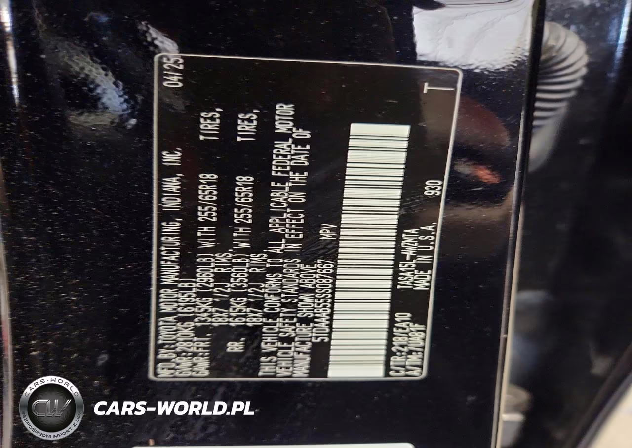 2025 Toyota Grand Highlander Xle VIN:5TDAAAB55SS087667 - 13