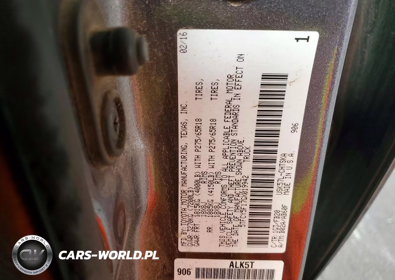 2016 Toyota Tundra Sr5 VIN:5TFCY5F17GX019942 - 13