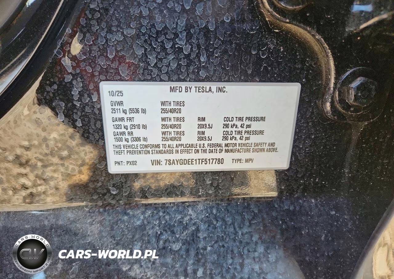 2026 Tesla Model Y VIN:7SAYGDEE1TF517780 - 13