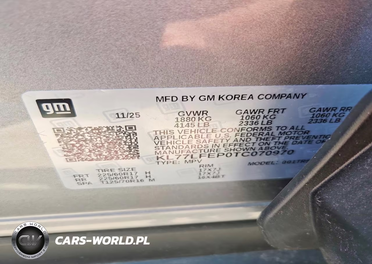2026 Chevrolet Trax Ls VIN:KL77LFEP0TC070970 - 13