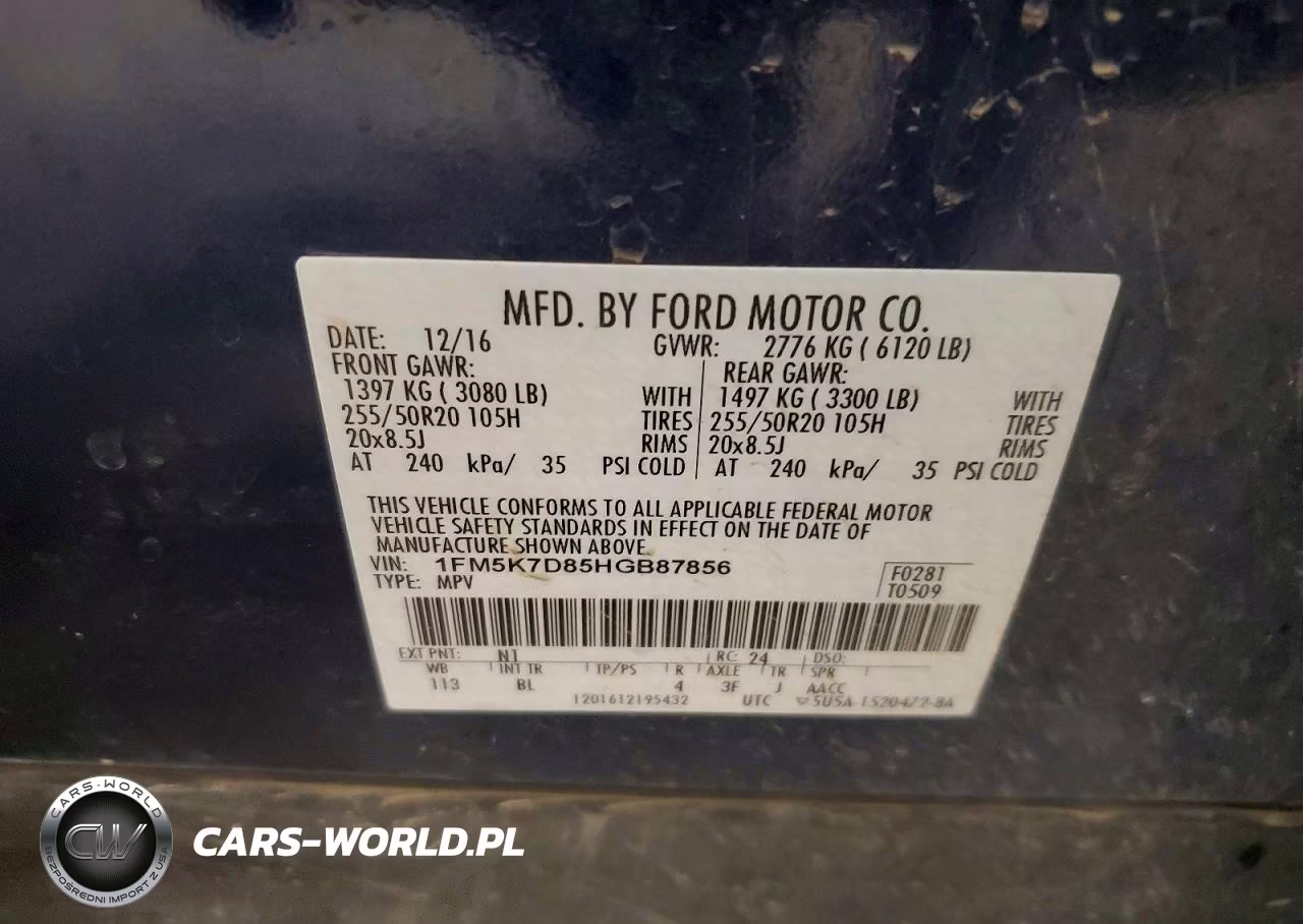 2017 Ford Explorer Xlt VIN:1FM5K7D85HGB87856 - 14