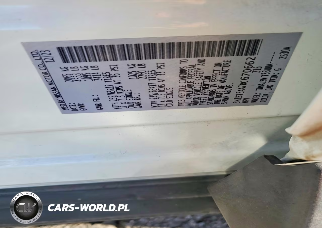 2024 Nissan Rogue S VIN:5N1BT3AA7RC670662 - 13