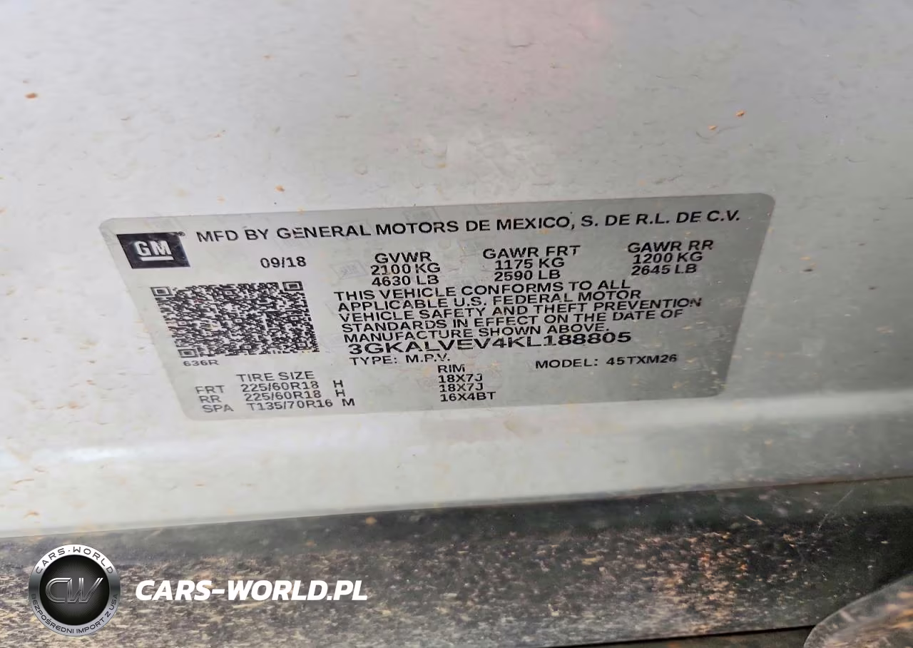 2019 GMC Terrain Slt VIN:3GKALVEV4KL188805 - 12
