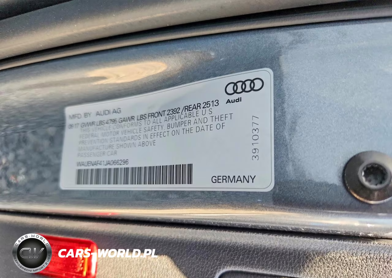 2018 Audi A4 Premium Plus VIN:WAUENAF41JA066296 - 12