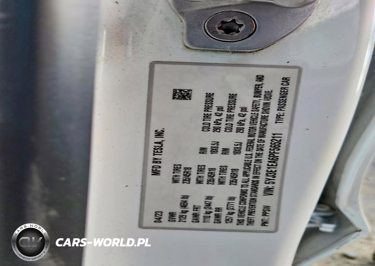 2023 Tesla Model 3 VIN:5YJ3E1EA6PF565211 - 12