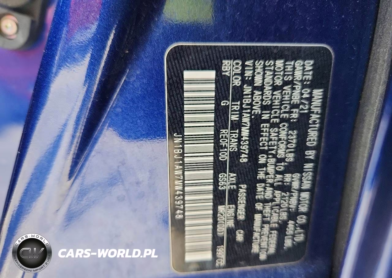 2021 Nissan Rogue Sport S VIN:JN1BJ1AW7MW439748 - 12