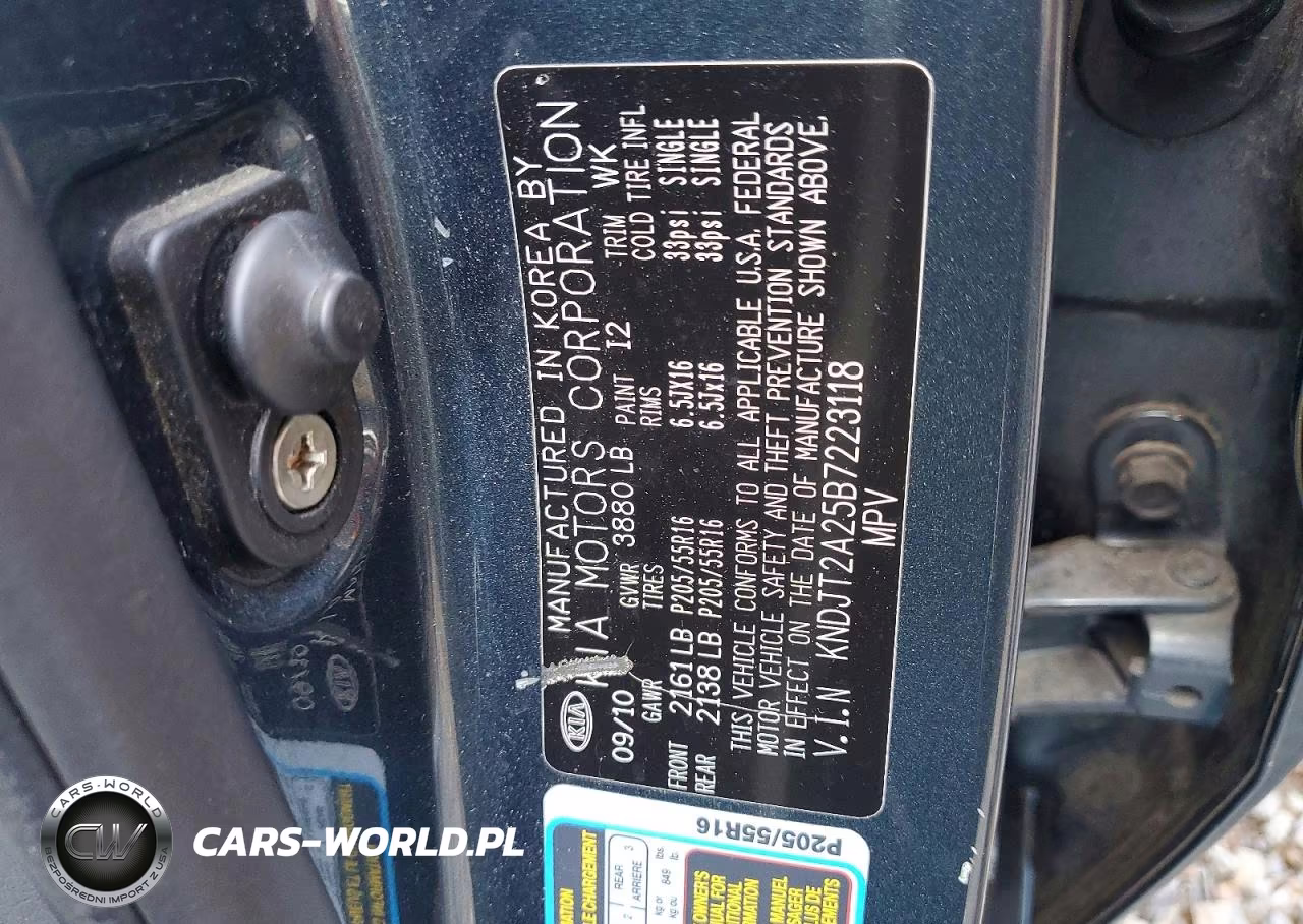 2011 Kia Soul + VIN:KNDJT2A25B7223118 - 13