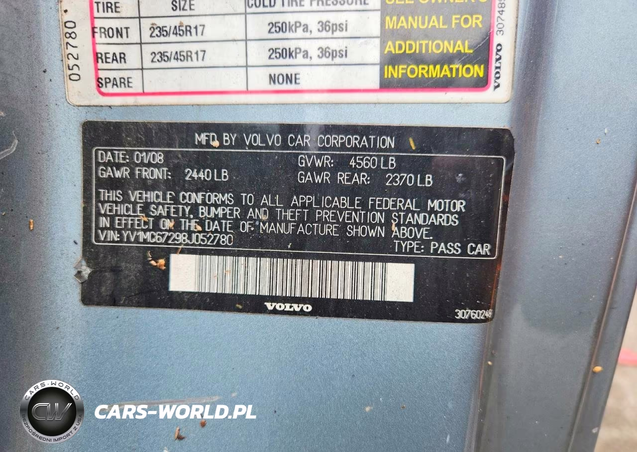 2008 Volvo C70 T5 VIN:YV1MC67298J052780 - 13