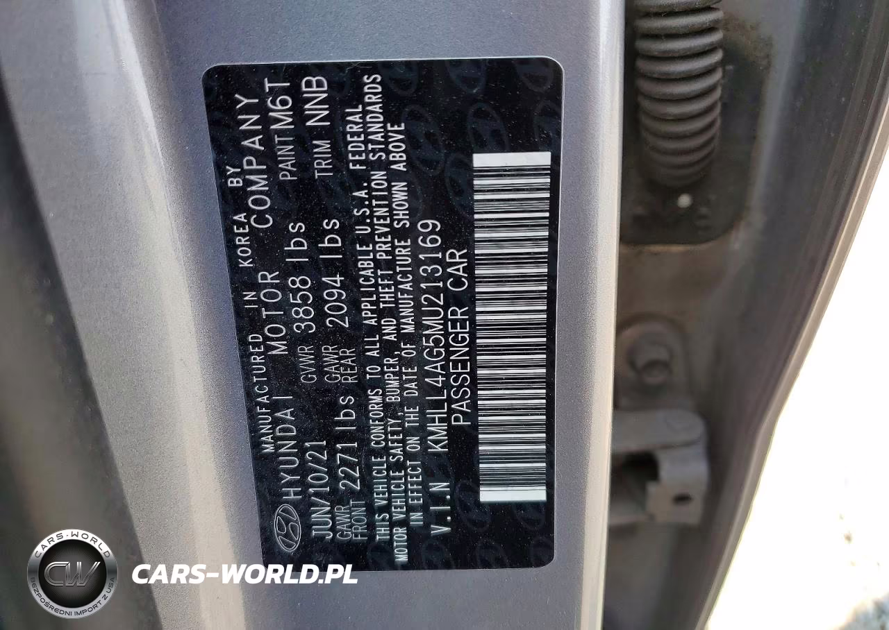 2021 Hyundai Elantra Se VIN:KMHLL4AG5MU213169 - 12