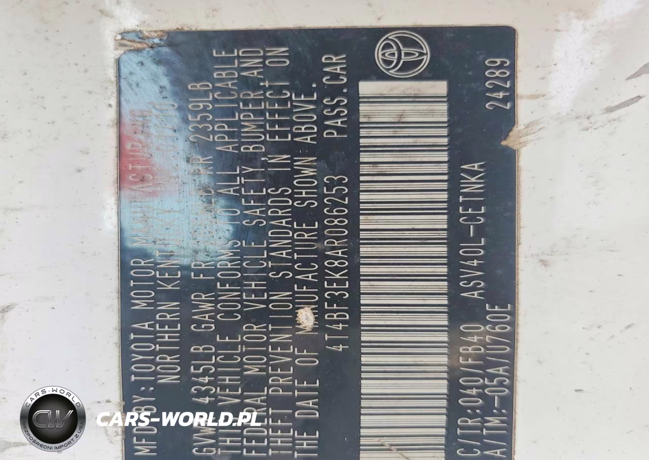 2010 Toyota Camry Le VIN:4T4BF3EK8AR086253 - 12