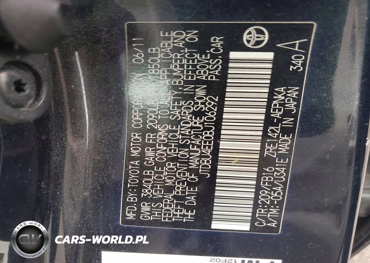 2011 Toyota Corolla Le VIN:JTDBU4EE0BJ106292 - 13