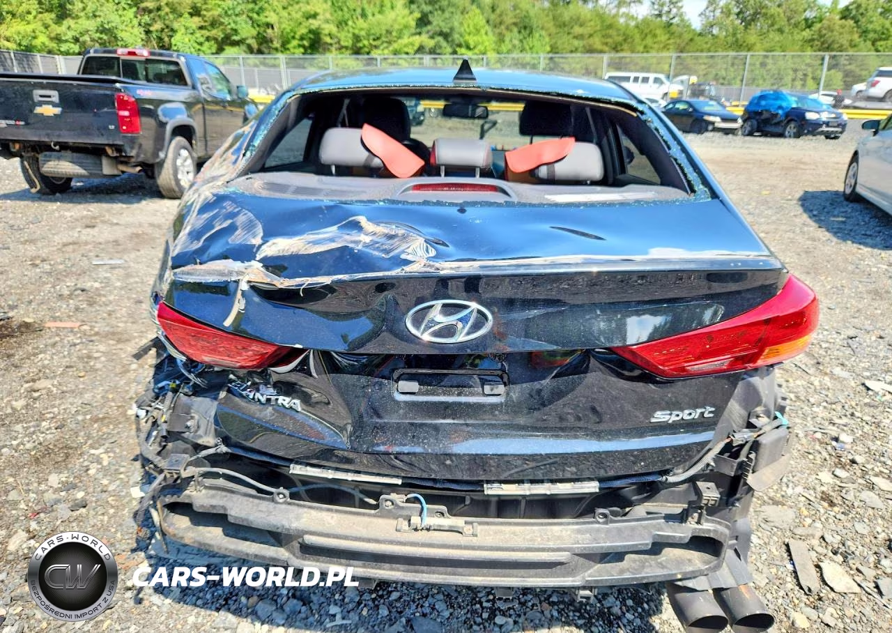 2018 Hyundai Elantra Sport VIN:KMHD04LBXJU587173 - 6