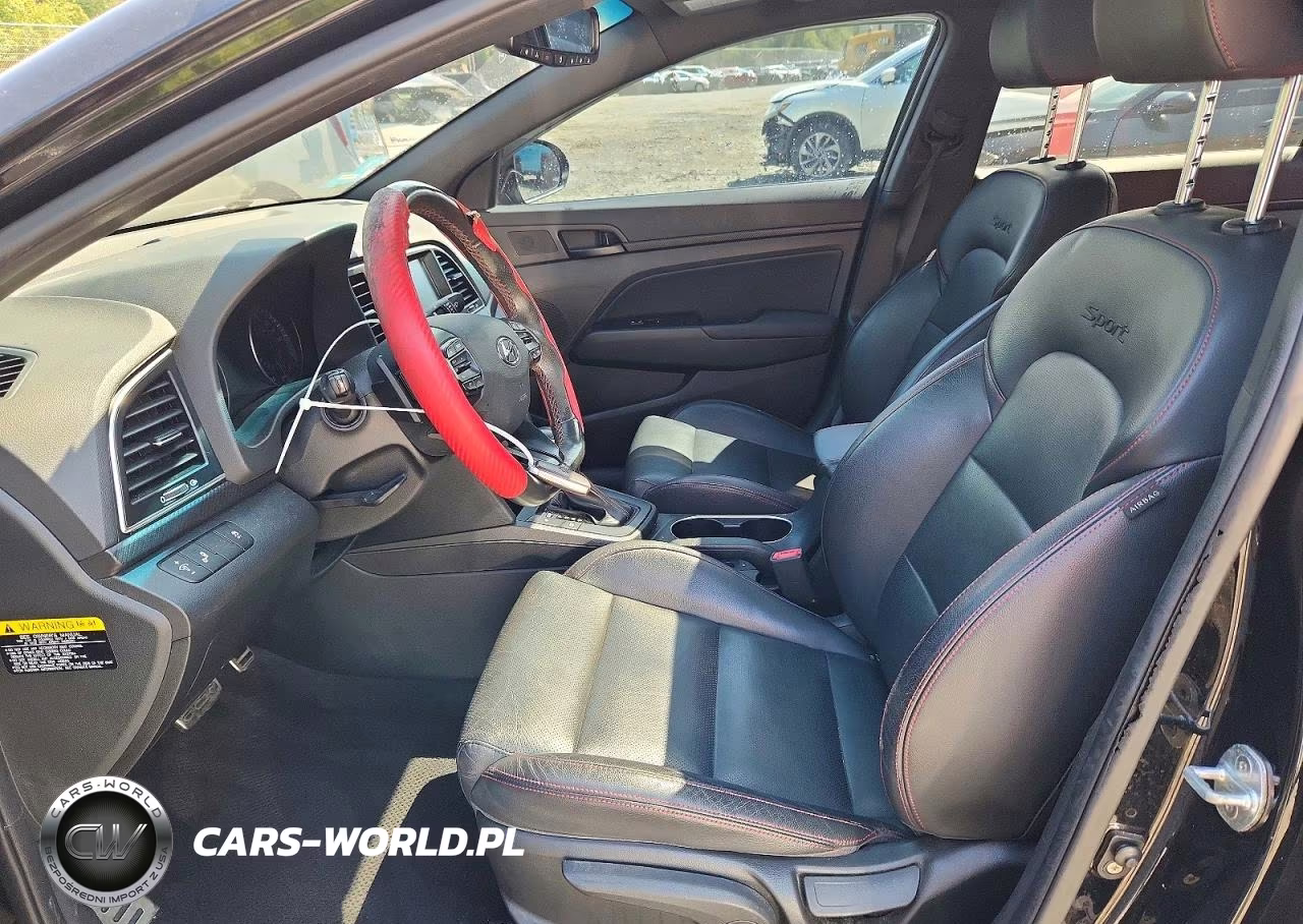 2018 Hyundai Elantra Sport VIN:KMHD04LBXJU587173 - 7