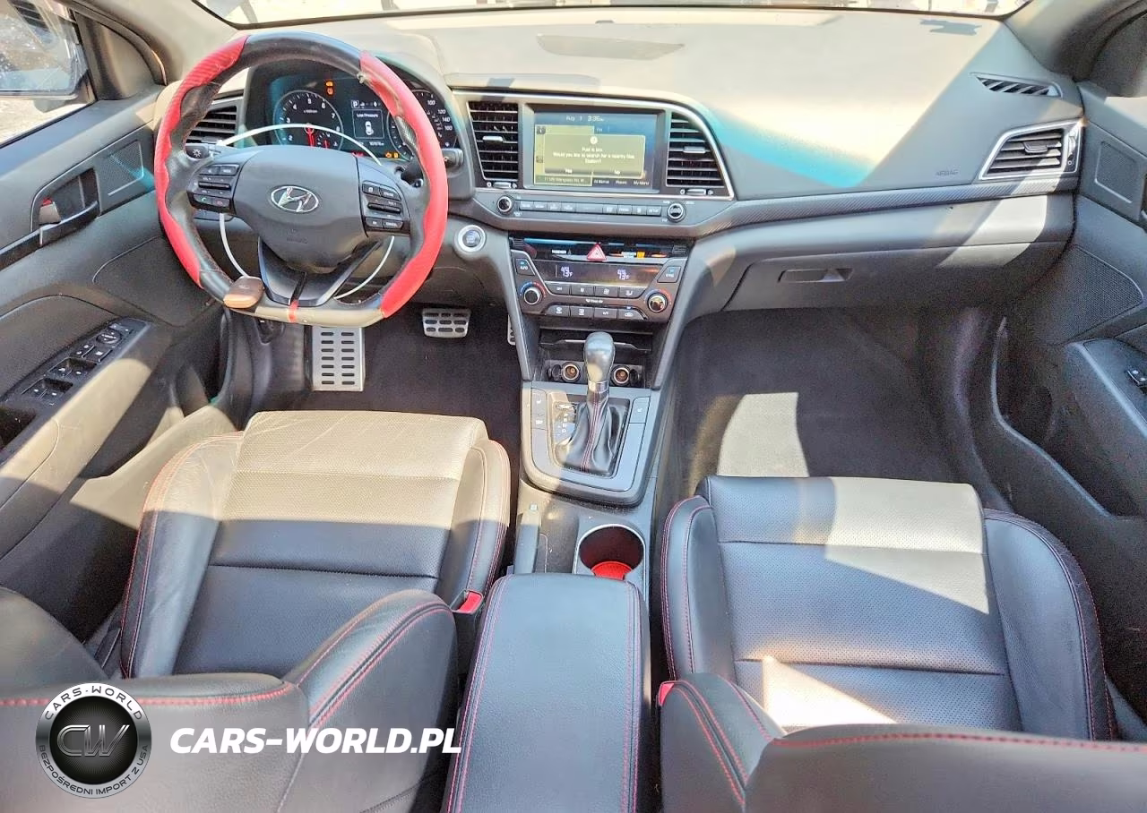 2018 Hyundai Elantra Sport VIN:KMHD04LBXJU587173 - 8