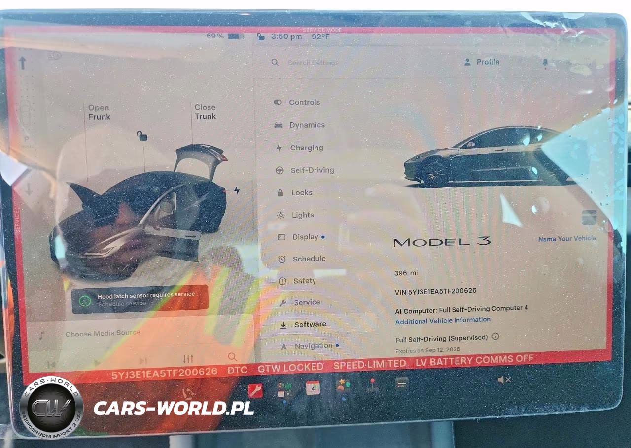 2026 Tesla Model 3 VIN:5YJ3E1EA5TF200626 - 9