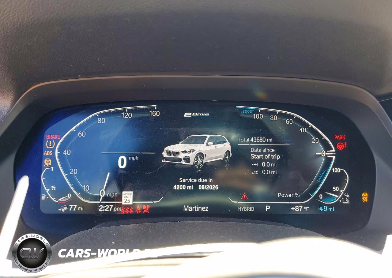 2021 BMW X5 xDrive45E VIN:5UXTA6C07M9G09047 - 9