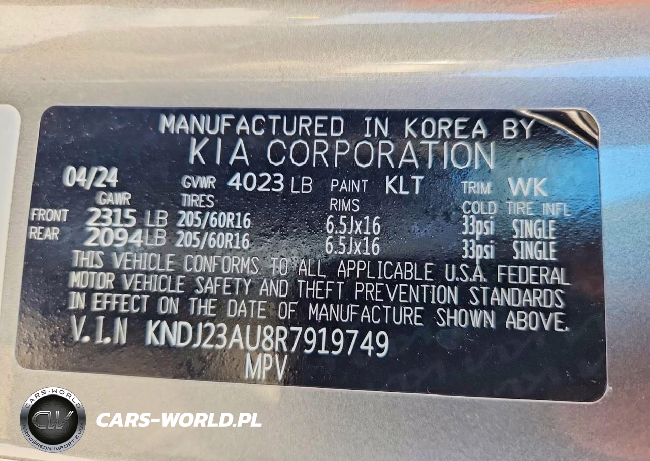 2024 Kia Soul Lx VIN:KNDJ23AU8R7919749 - 12